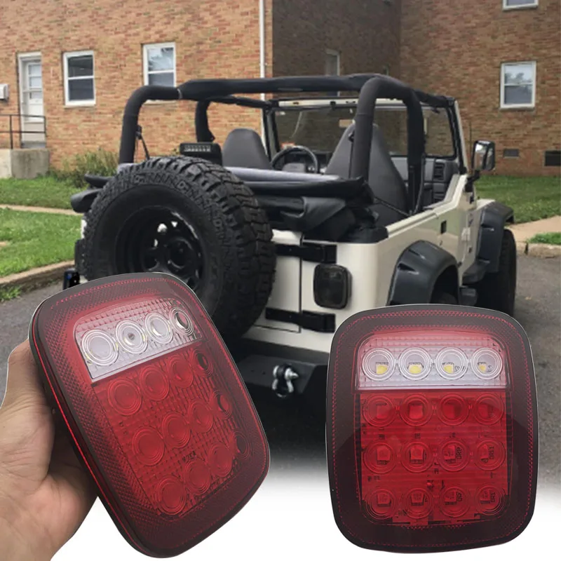 Светодиодный задний светильник задние фонари обратного хода тормозной для Jeep