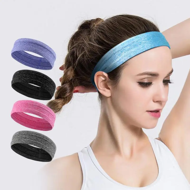 

High Quality Yoga Antiperspirant Headband Outdoor Gym Sports Headscarf Silicone Non-slip Sweat Band
