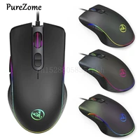 a867 gaming mouse 7 buttons 6400dpi optical usb wired desktop mice rgb backlit mice for pc computer laptop gamers