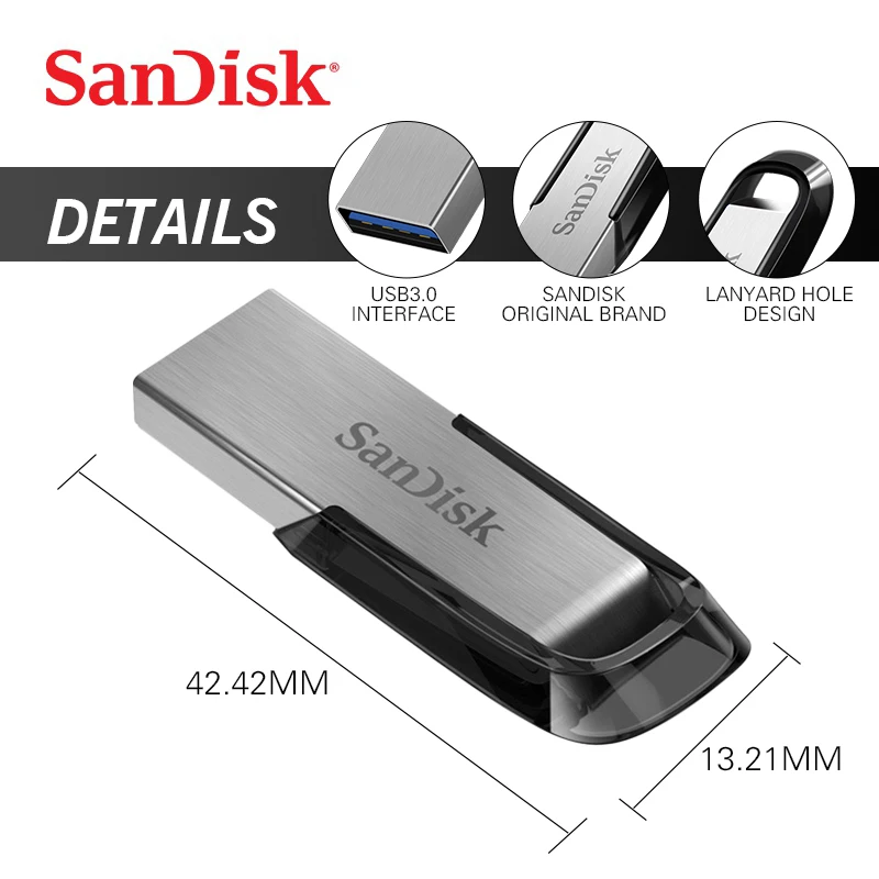 Usb флеш накопитель Sandisk USB 3 0 CZ73 ультра чутье 32 ГБ 64 Гб 16 Бесплатная доставка usb
