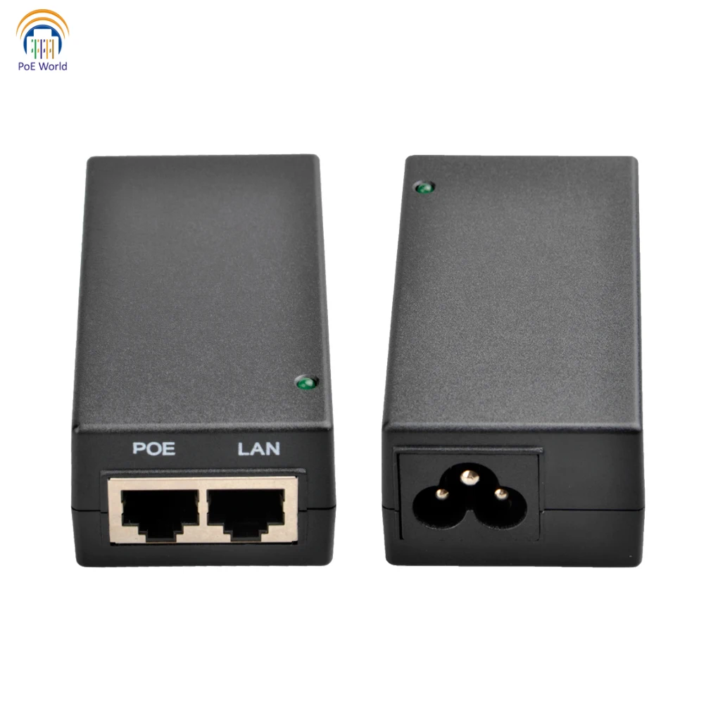 24V desk type Power over Ethernet adapter POE injector 24V1A Adapter for UBNT Mikrotik 24V24W IP camera wireless AP | Безопасность и
