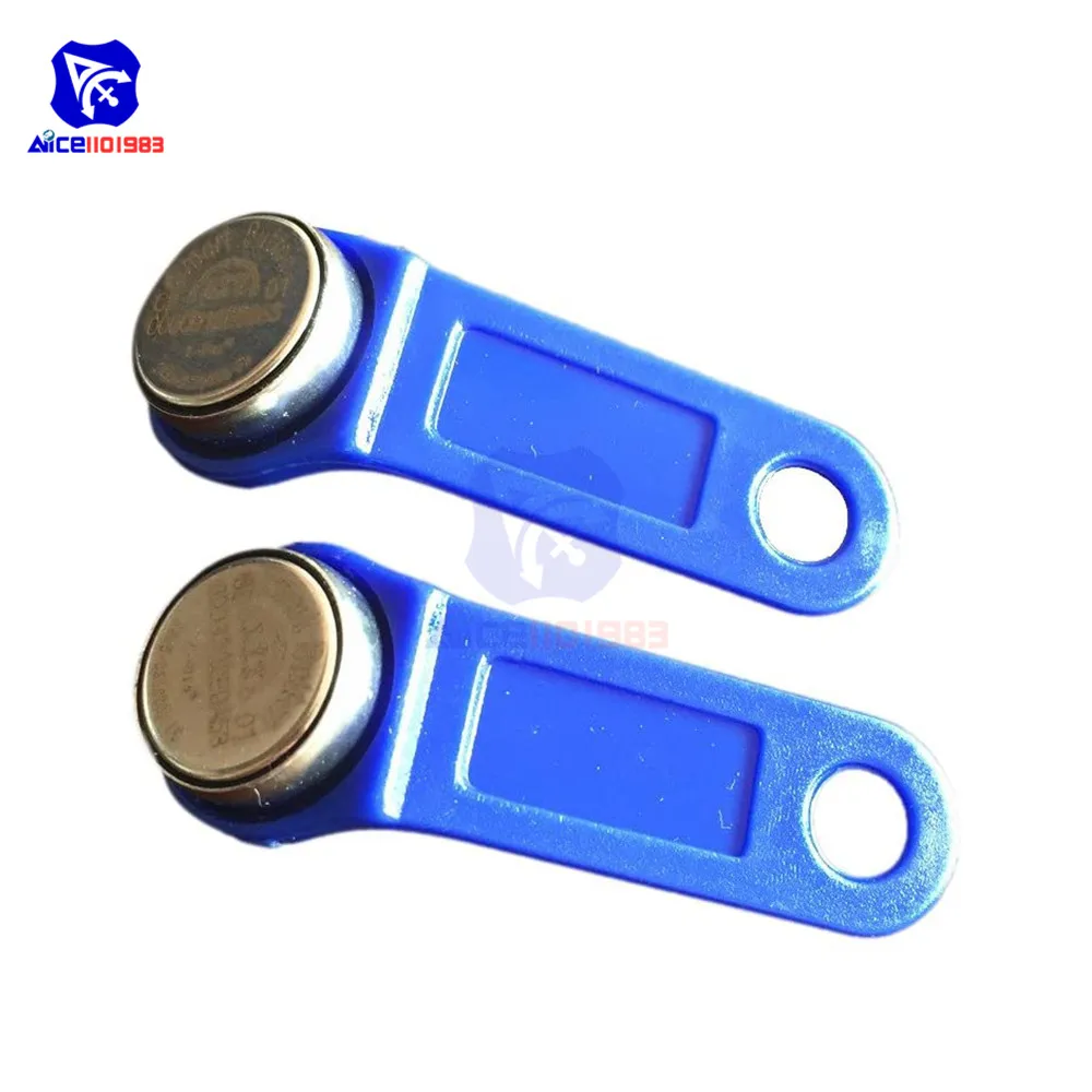Diymore DS1990A F5 ТМ IB карты iButton Dallas брелок с синей ручкой|tag tag|tag cardtag holder |