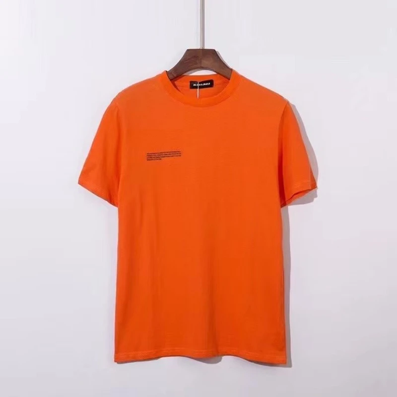 

Casual Short Sleeve Summer Unisex Pang Tshirts Cotton Environmental Protection Dye O-Neck Tops Solid Color Streetwear