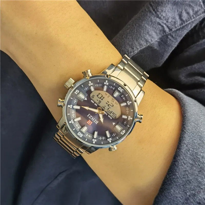 Часы наручные мужские кварцевые с хронографом люксовые брендовые