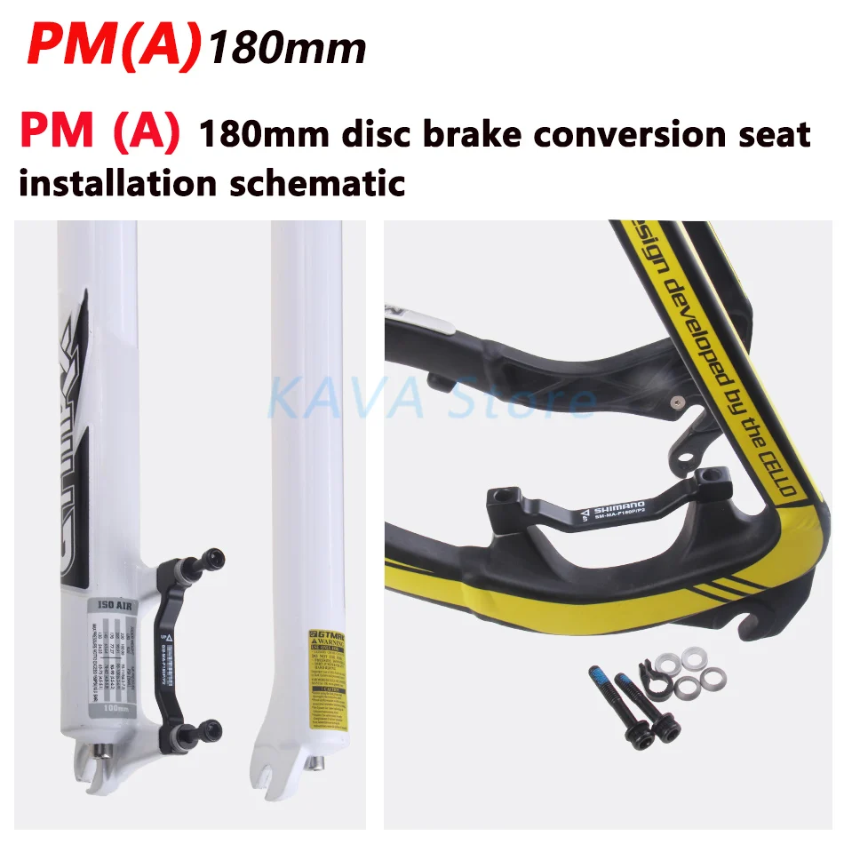 MTB тормозной диск Сверхлегкий кронштейн SM MA F180P/P2 F203P/P ротор дисковый адаптер для