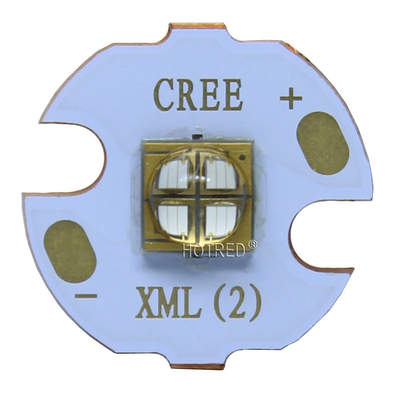 10 Вт 5050 XML 4 чипа полусветодиодный ная s светодиодная УФ фиолетовая нм CREE лампа