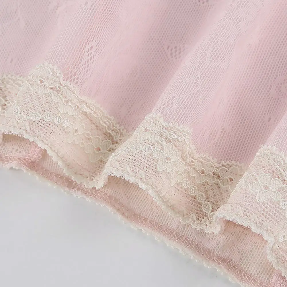 

Tank Top Frill Camisole Women Sleeveless Sweet Halter for Dating Lace