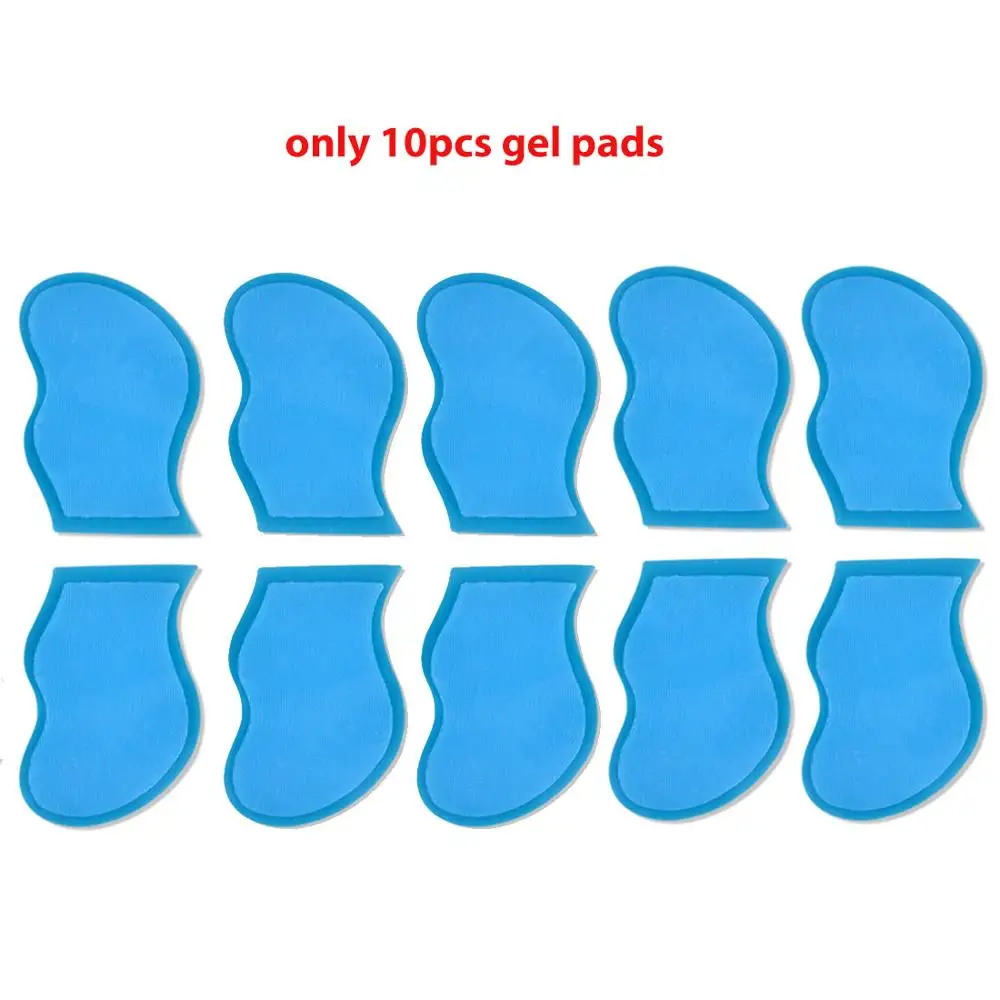 only 10pcs gel pad EMS, Электрический массажер для лица для женщин, v-образная форма, устройство для лифтинга лица, стимуляция мышц, Женский беспроводной стимулятор для похудения лица - Цвет: only 10pcs gel pad