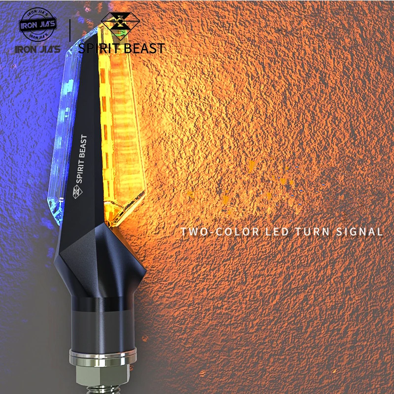 Водонепроницаемый светодиодный фсветильник на руль для мотоцикла мигающий