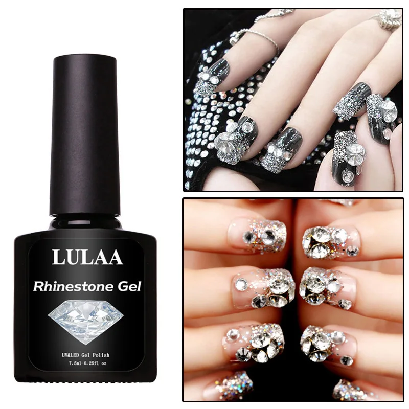 LULAA 1 флакон прозрачная смола УФ фотостены разразразы металлический клей для