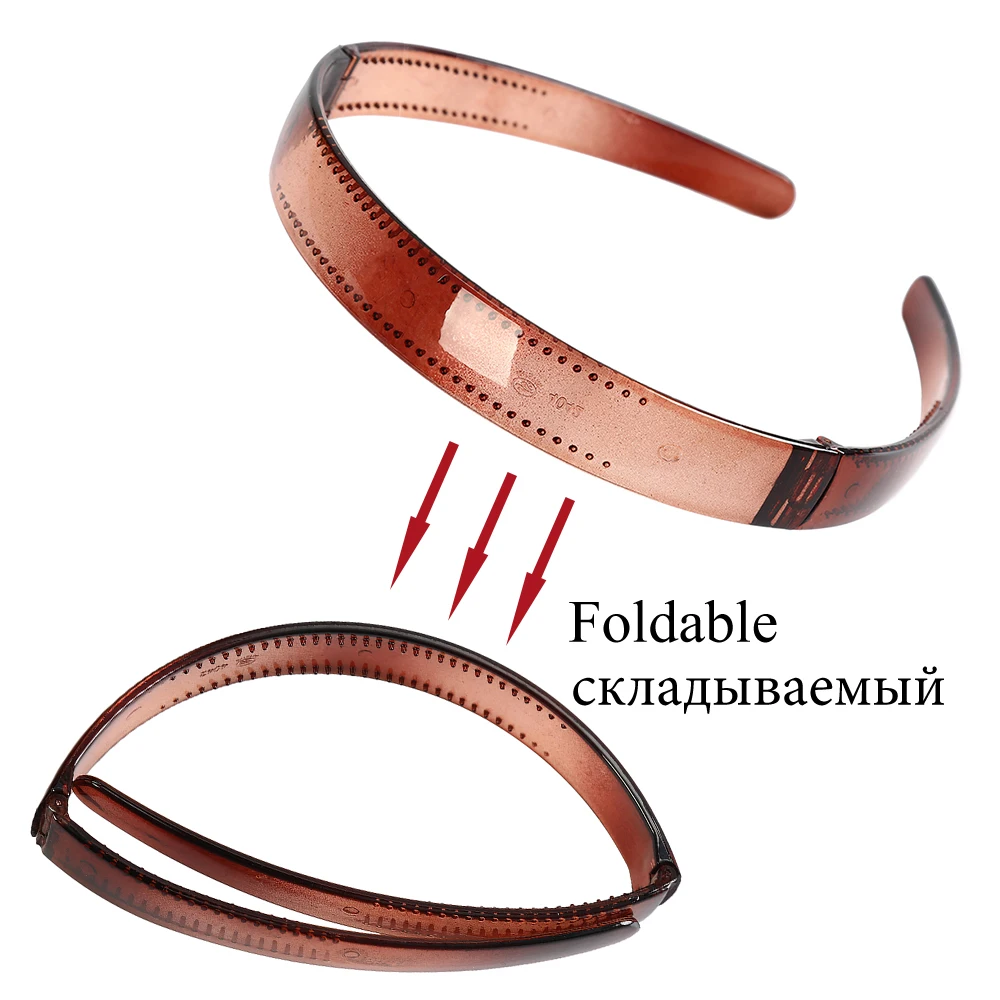 Женский пластиковый обруч для волос Haimeikang 1 шт. модная повязка на голову не