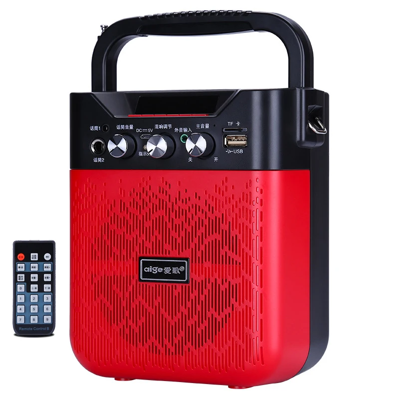 Красный S32 4000 мАч Высокая мощность динамик s Портативный беспроводной Bluetooth Soundbox вечерние аудио Yo-ga динамик наружный плеер сабвуфер динамик - Цвет: Красный