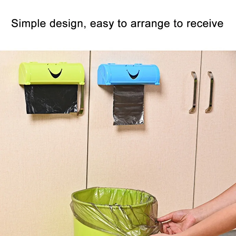 Пластиковый настенный кухонный туалет новый контейнер для хранения мусора