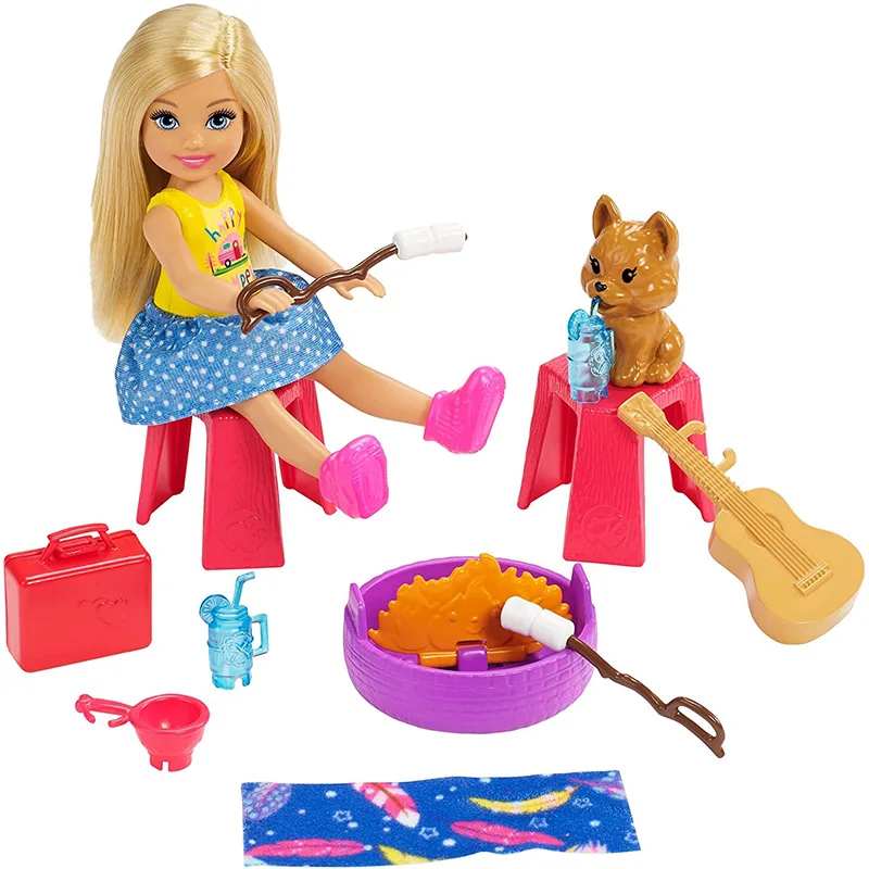 Mattel Барби клуб Челси Кемпер игровой набор 10 + тематические аксессуары кукла