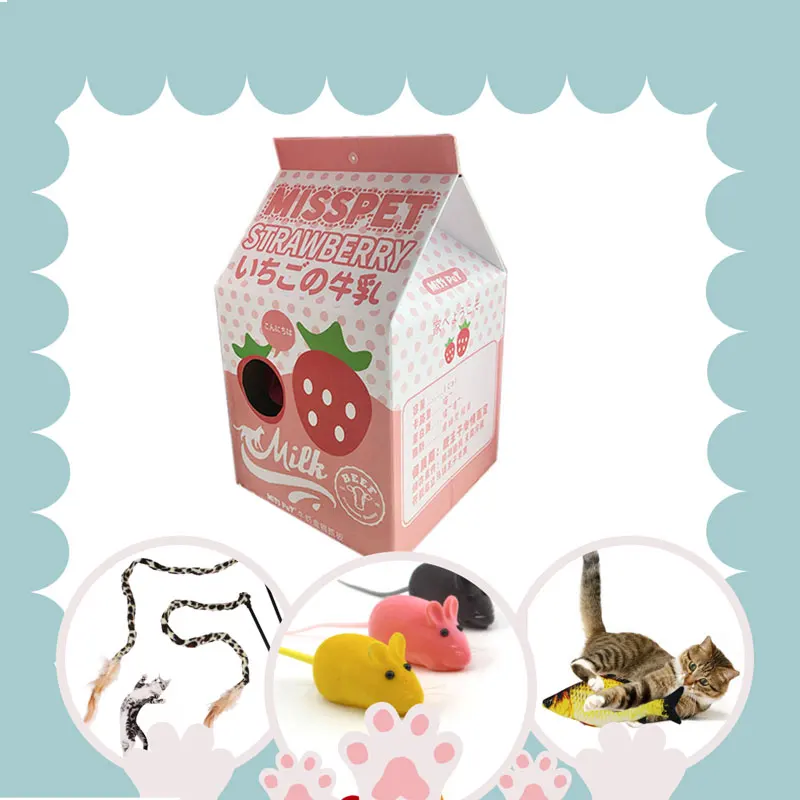 Получите 3 бесплатные игрушки! Когтеточка для кошек игрушечная карборд защитный