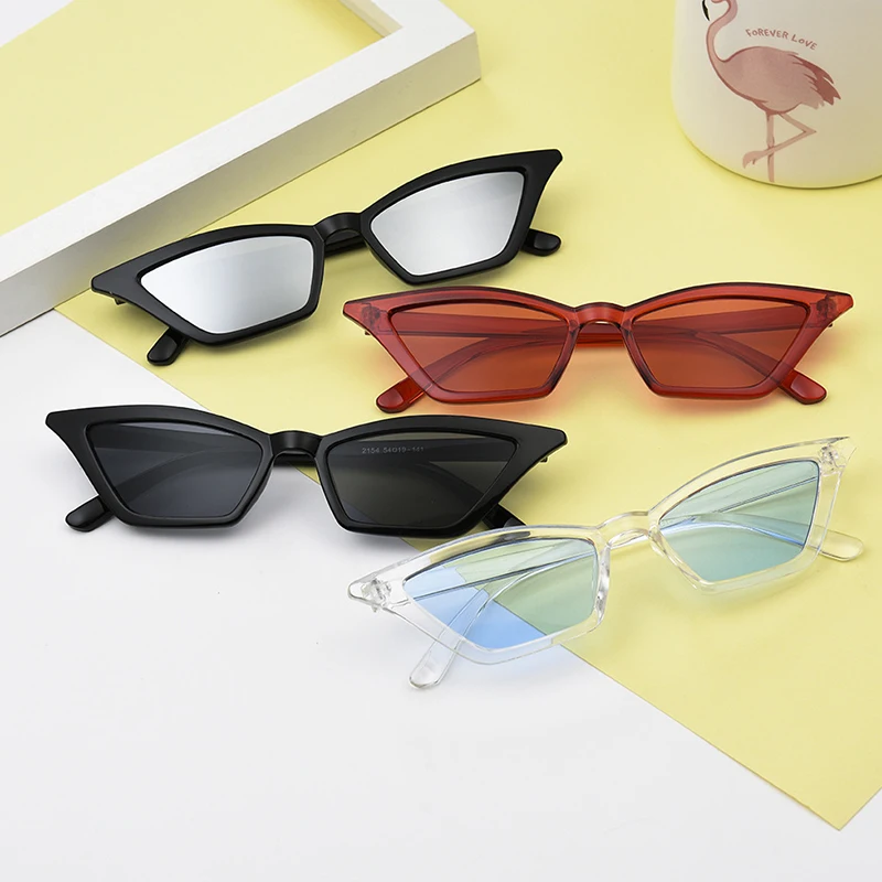 

New Vintage Cat Eye Clip On Sunglasses Women Sexy Retro Small Cat Eye Sun Glasses Brand Designer Colorful Eyewear For Female