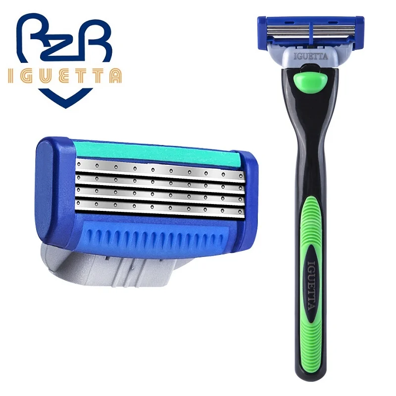 1 ручка + 2 лезвия. Лезвия для Мужской бритвы кассеты ухода за лицом