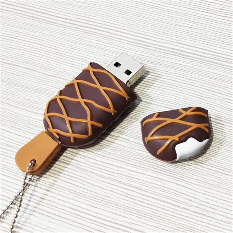 Прекрасный usb флеш-накопитель для мороженого Флешка 4g 8gb Флешка 16gb Кле USB 32gb 64g флеш-карта памяти Флешка для детей