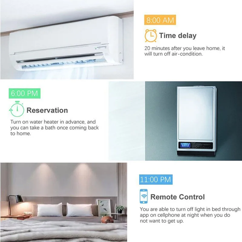 Wifi Smart Power Strip 3 EU Outlets Plug with 2 USB Charging Port Remote Timing App Voice Control Work Alexa Google Home | Электроника