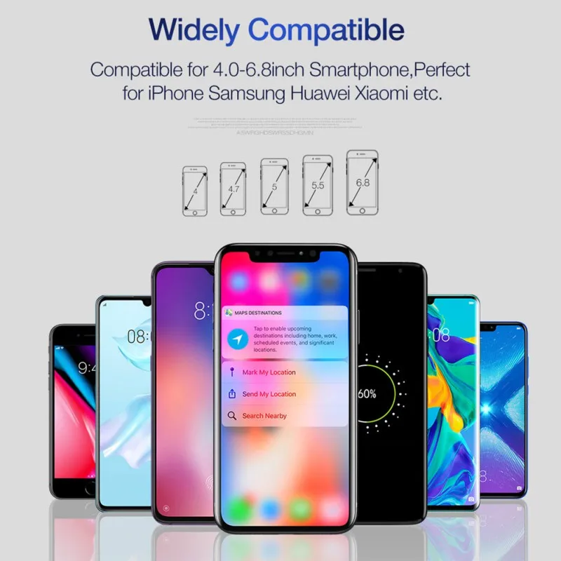 Ugreen Gravity Автомобильный держатель для телефона Air Vent подставка для iPhone 8 X samsung S8