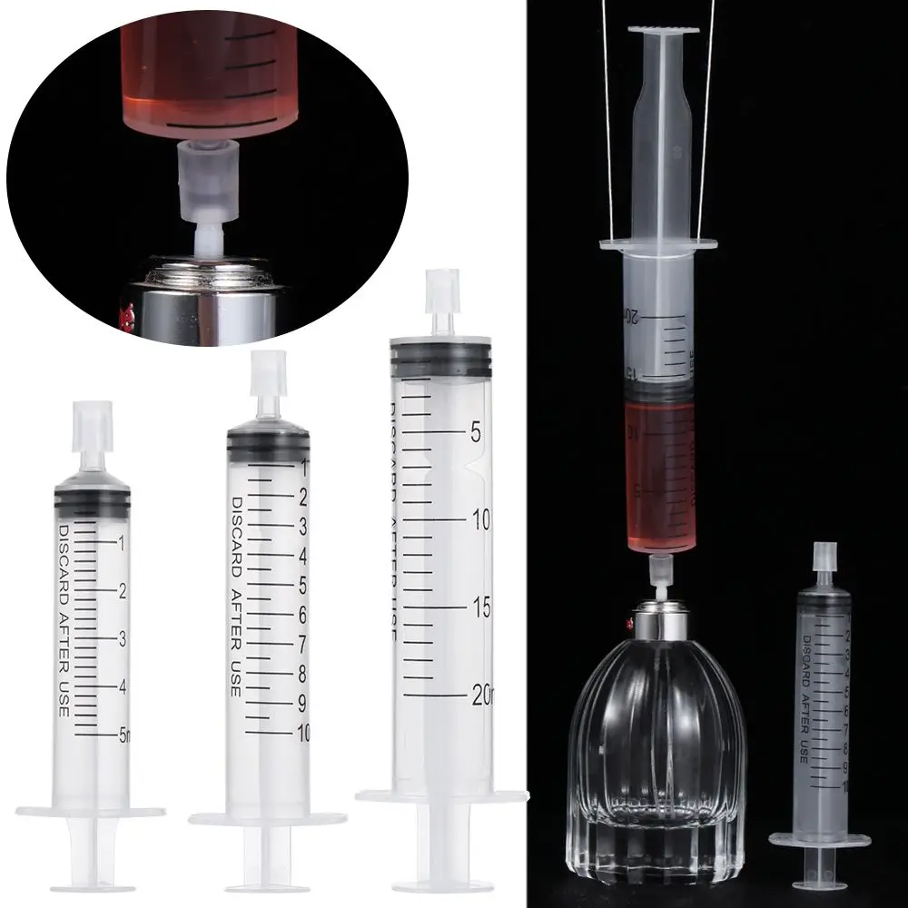 

2/5/10ml Plastic Syringe Perfume Dispenser for Refill Cosmetic Liquid Essential Oil Portable Quantitative Dispensing Tools