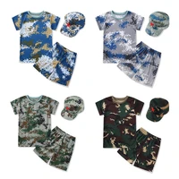 children camouflage suit students fitness training clothing quick dry short sleeve t shirt summer camp outdoor expansion clothes