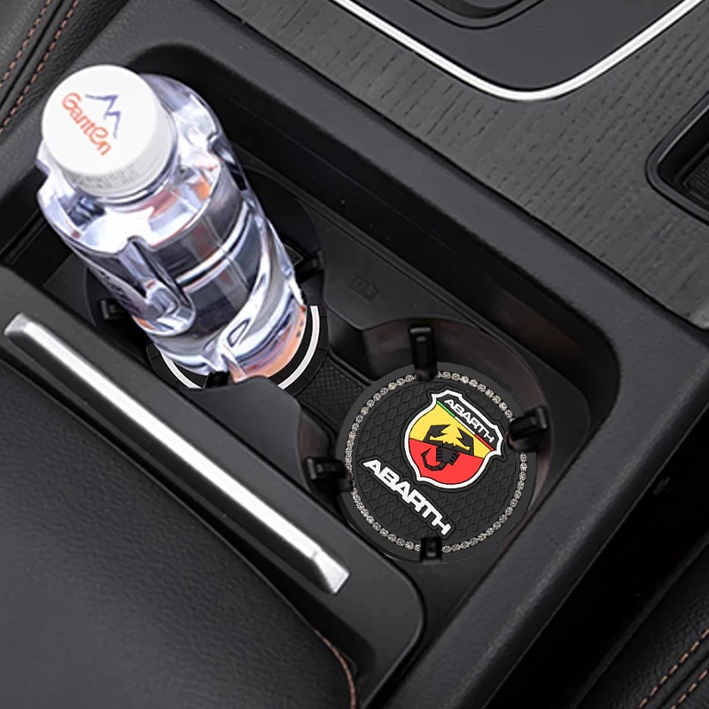 1 Pcs Diamond Car Coasters Silica Gel Anti-slip Pad Mat For Tesla model 3 2021 s x y invader bonina cruze hilux car accessorie | Автомобили