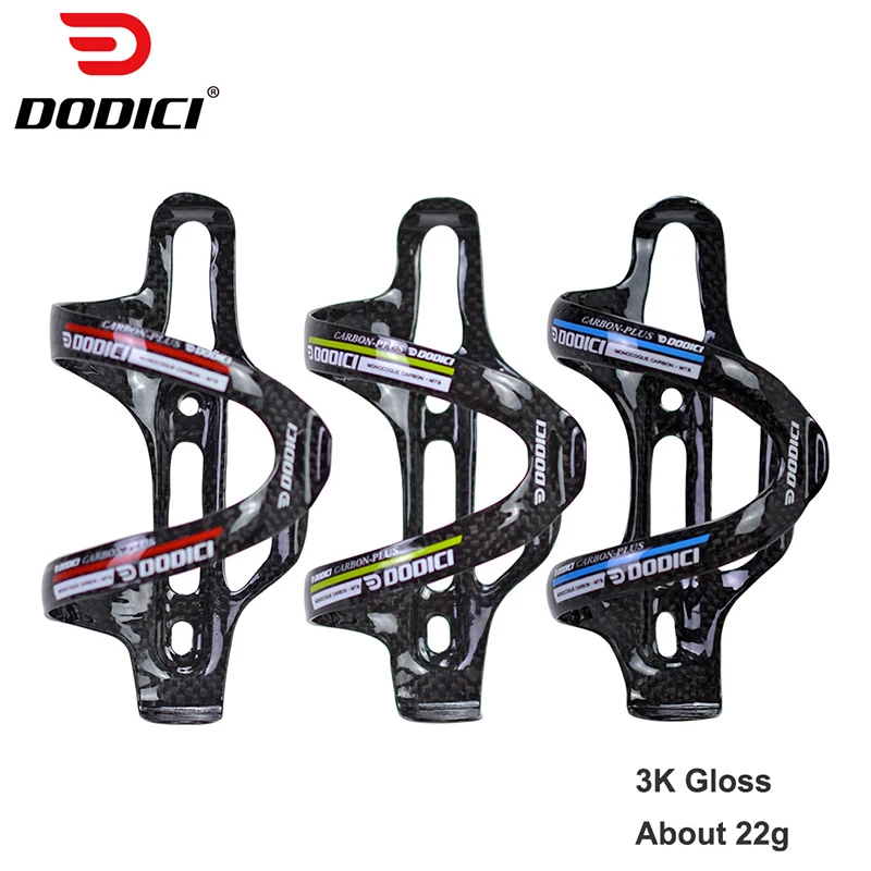 

Бутылочная клетка DODICI из углеродного волокна для дорожного горного велосипеда, Ультралегкая бутылочная клетка с глянцевым узором, держате...
