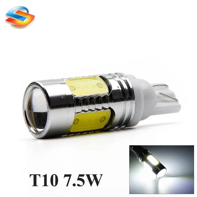 20 шт. Высокая мощность T10 7 5 Вт SMD светодиодный W5W 194 158 168 плазменная Клиренс