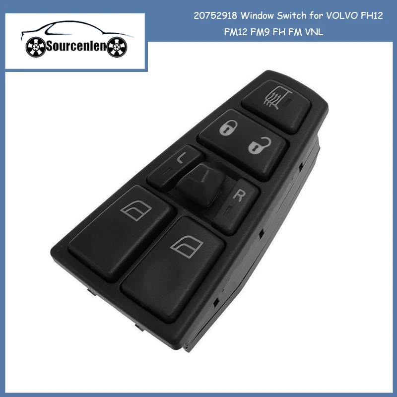 

Электрический оконный выключатель для VOLVO FH12 FM12 FM9 FH FM VNL 20752918 20953592 20455317 20452017 21354601 21277587 20568857 21543897