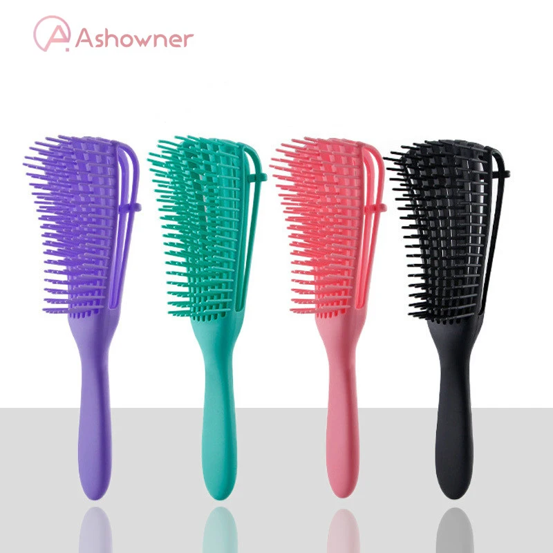 Массажная расческа для головы Женская волос против завязывания узлов