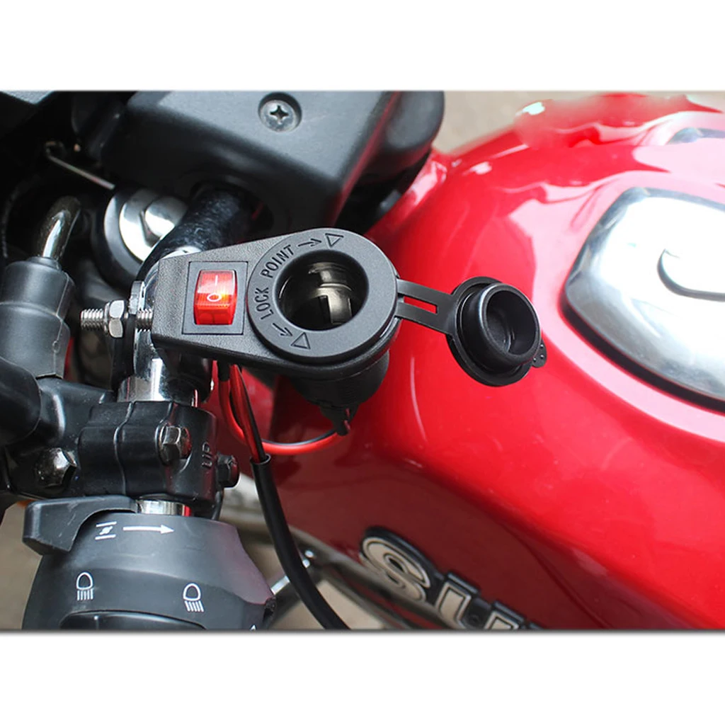 

Car Motorcycle Boat Cigarette Lighter Socket Power Outlet Adapter