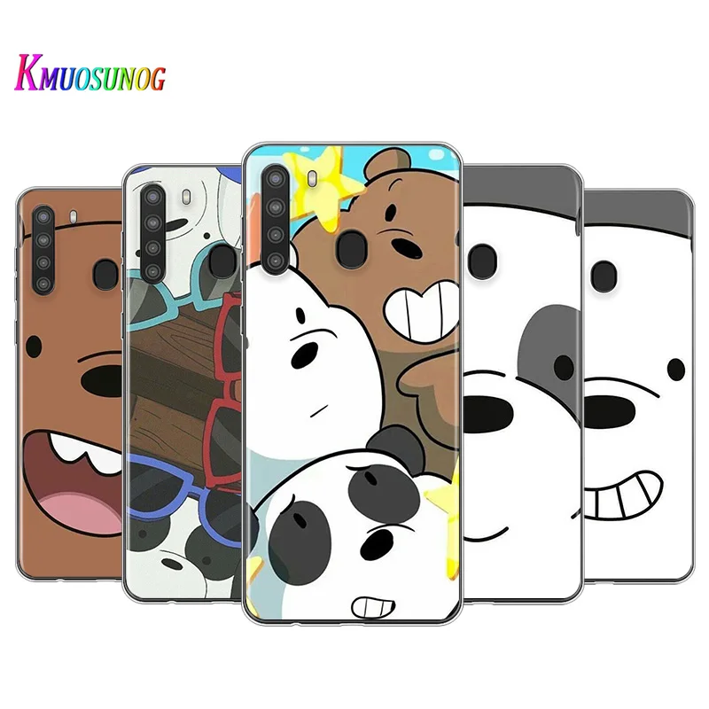 

Hot Anime Cute Bear for Samsung Galaxy A90 A80 A70S A60 A50 A40 A30 A20 A10E A2 A3 Core TPU Silicone Phone Case