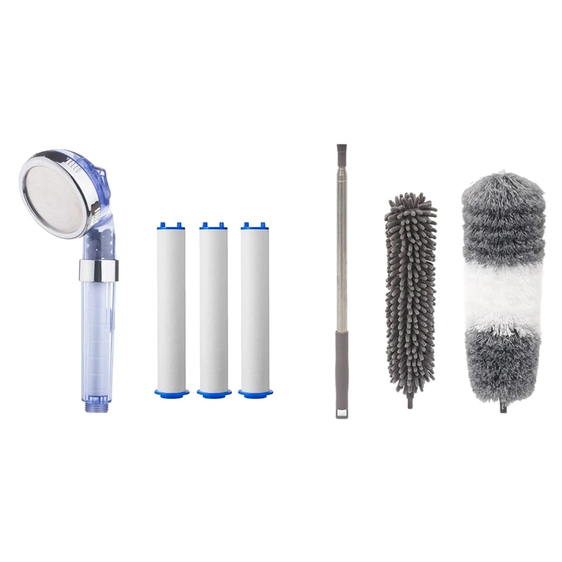 

Пыльник из микрофибры с удлинителем и 1 набор фильтров для душа