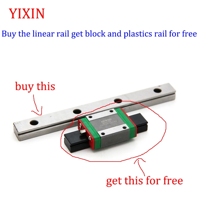Linear Rail Slide MGW7 MGW12 MGW15 MGW9 Guide Rail Miniature MGN Linear Guide MGW Carriage CNC 3D Printer Customizable Any Size images - 6
