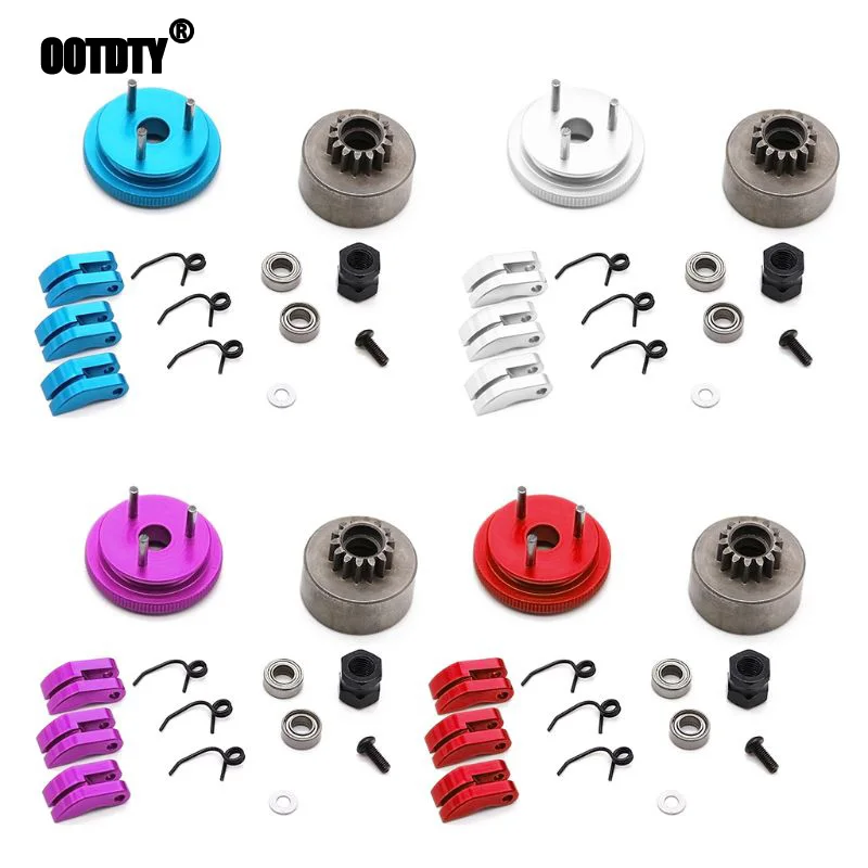 14T шестеренка маховик в сборе 1/8 RC автомобиль подшипник сцепление колокольчик