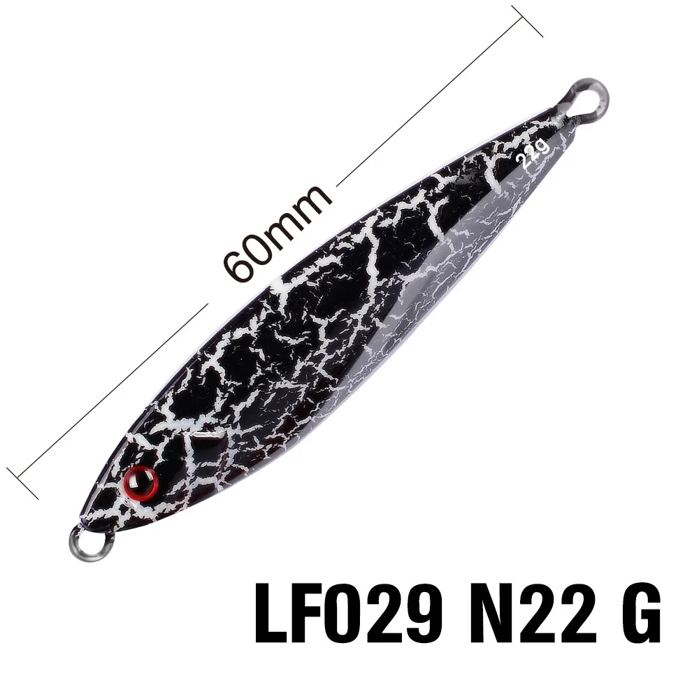 

Metal Fishing Lure Jig Bass Fishing Tackle Lead Fish Weights 21g/6.5cm Jigging Lures Fake Fish Bait Slow Jig Saltwater Lures