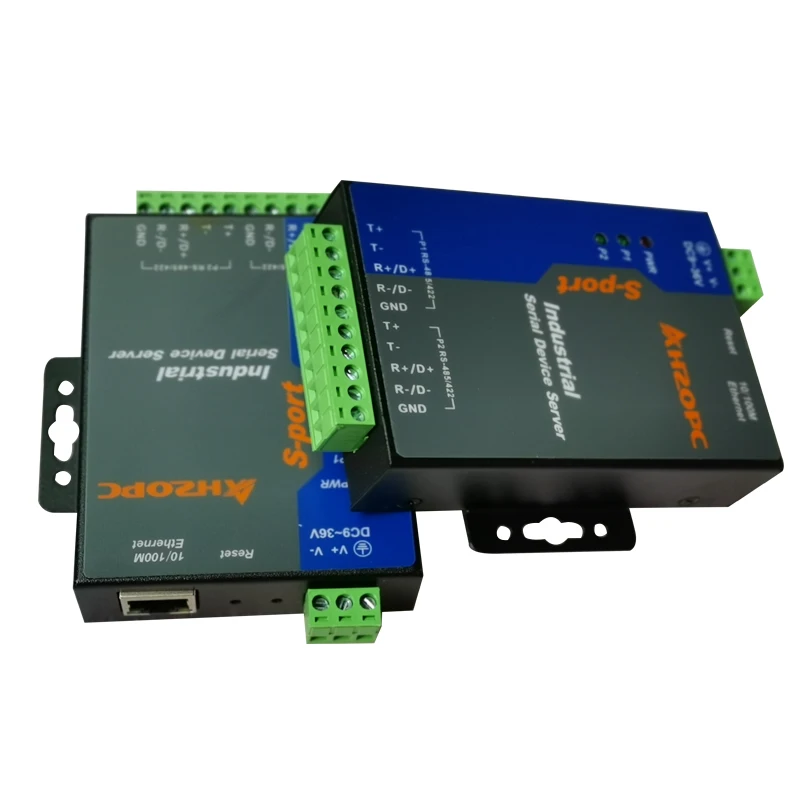 Servidor Serial de 2 puertos, grado Industrial 485, 2 v&iacute;as, 485 a Ethernet 485, extensi&oacute;n de red OPC7213C-0