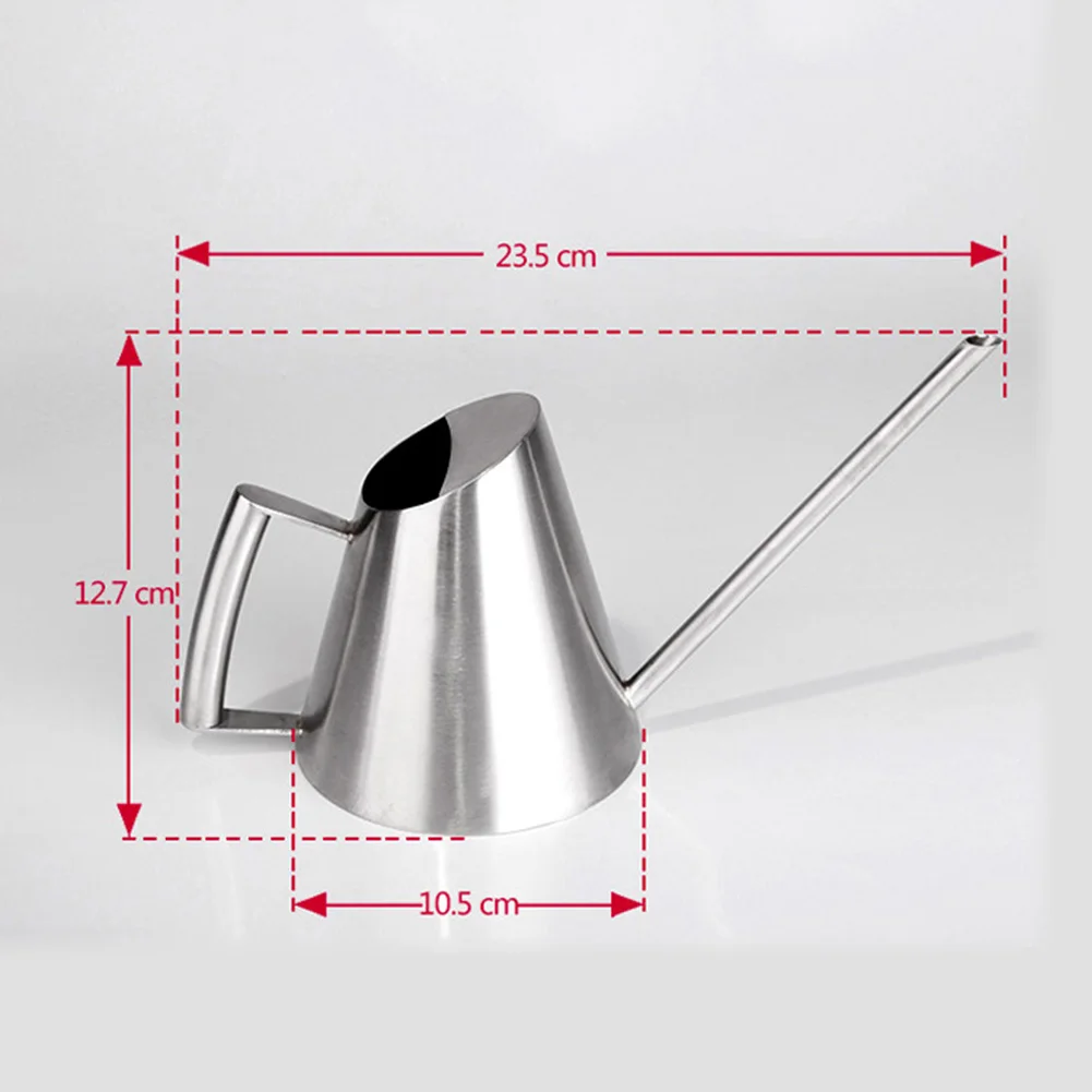 400 мл нержавеющая сталь Длинный Носик комнатный Сад бонсай растение цветок лейка