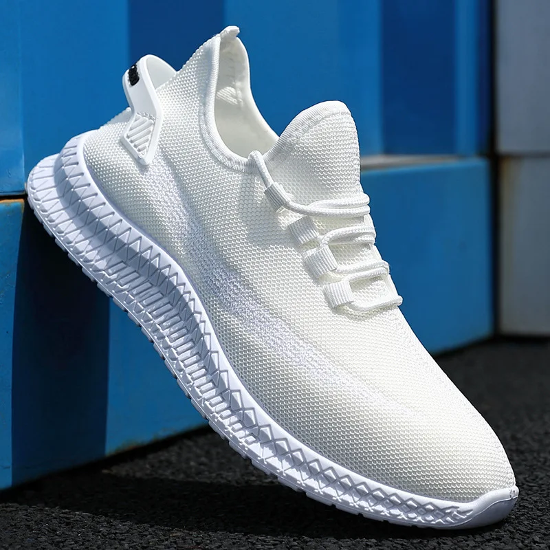 

Tenis Masculino Men's Shoes Casual Sports Shoes White Fashion Breathable Mesh Shoe Outdoor Sports Lightweight Tennis Shoes