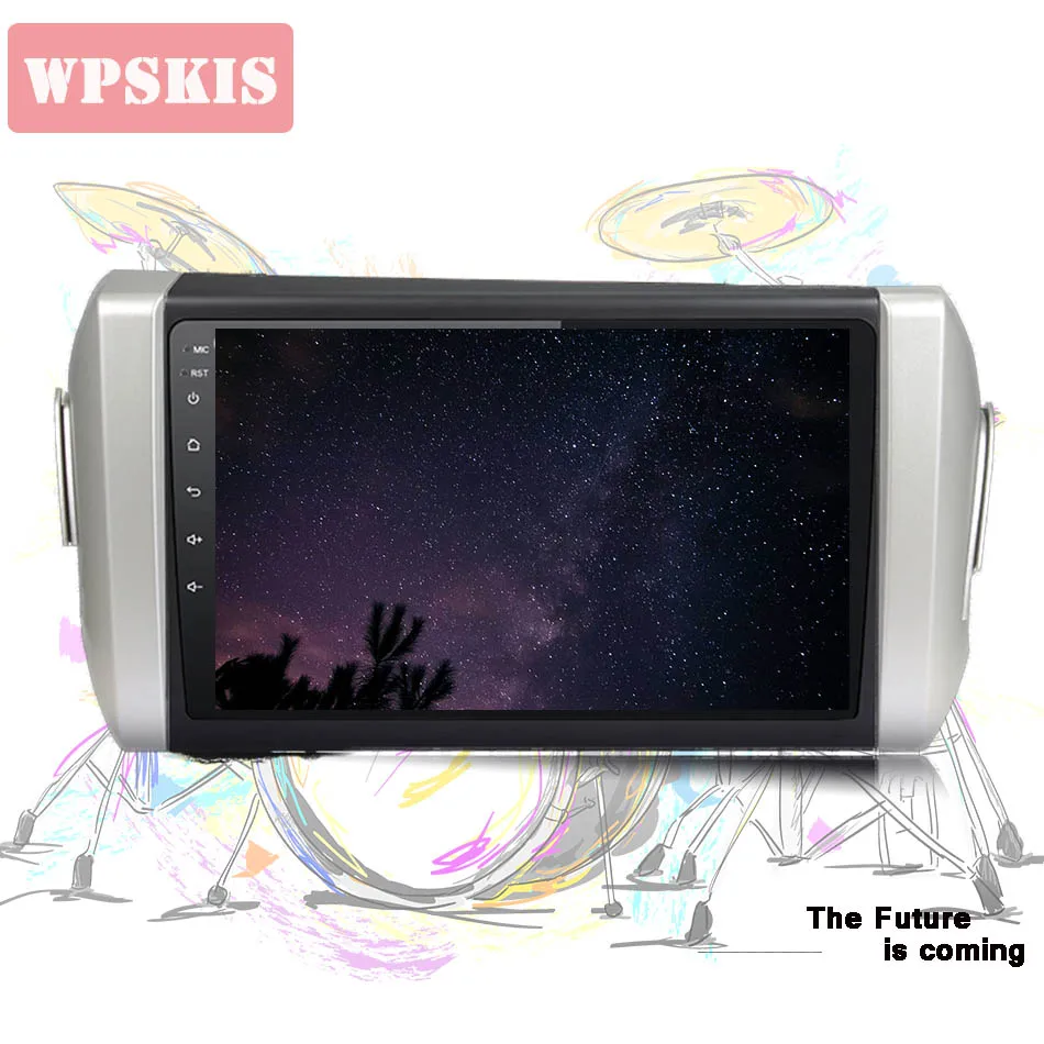 9 дюймов 2Din Android 10 0 автомобильное радио Восьмиядерный HD 1280*720 Tochscreen GPS