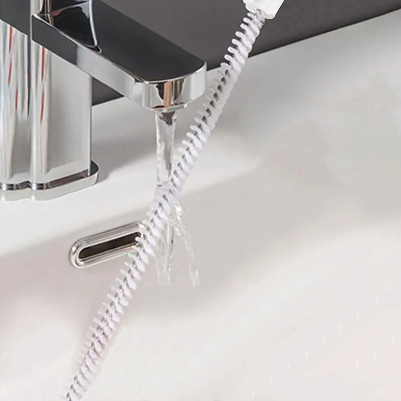 Щеточка для дренажа трубопроводов пластиковый крючок очистки канализации