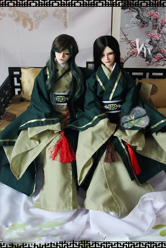 

Одежда для шарнирных кукол в масштабе 1/3, винтажное китайское платье ханьфу для шарнирных кукол/SD SD13, высотой 60 см, грудью 26 см, аксессуары дл...