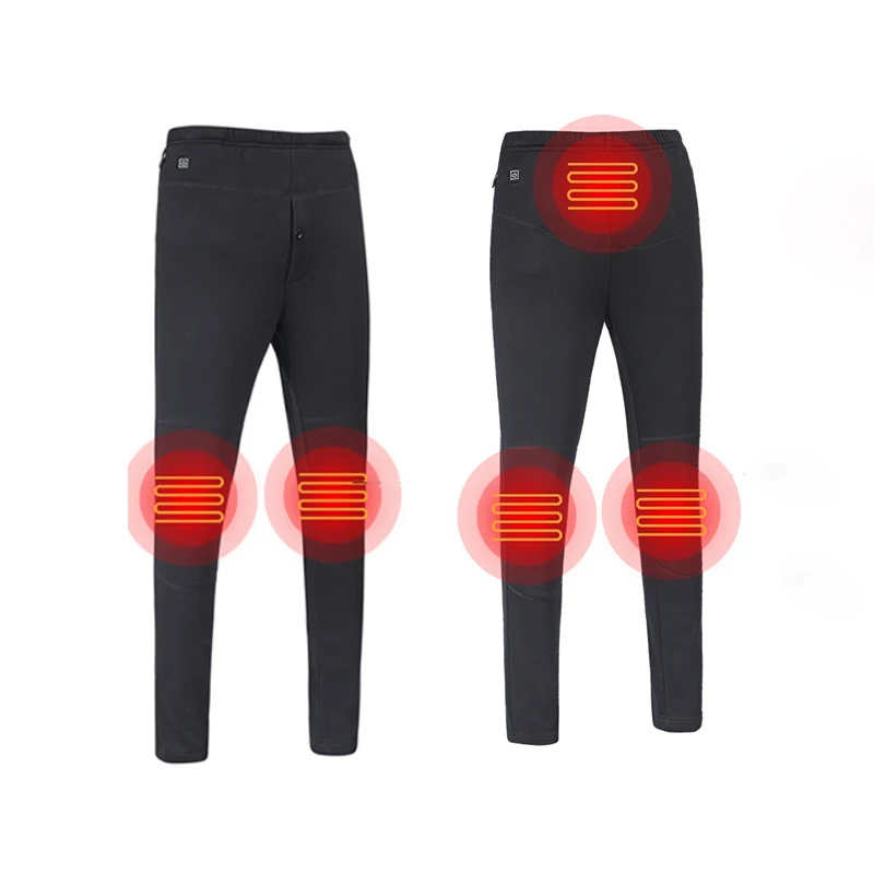 Winter Heated Pants Self Heating Pants Outdoor Hiking Warm Slim USB Trekking Skiing Electric Thermal Pants Trousers Women Men