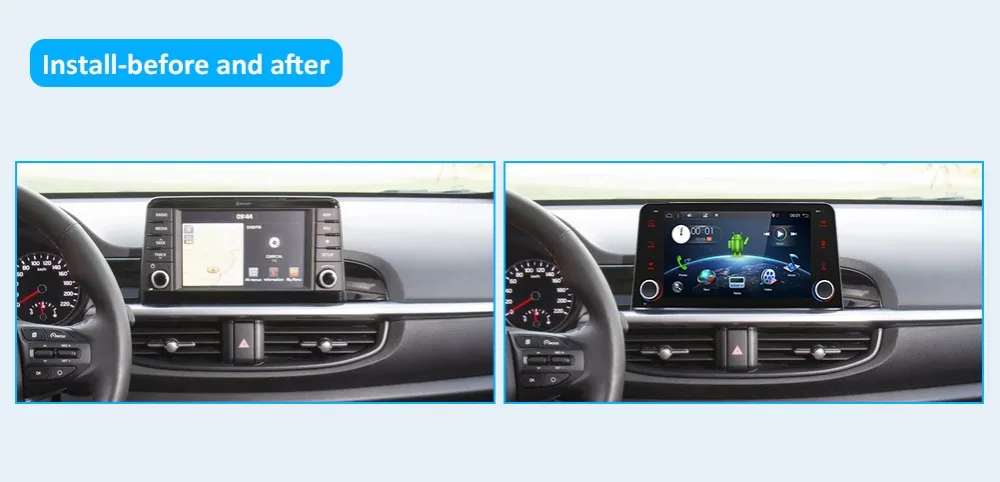 Bosion Android 9,0 Octa Core автомобильный DVD подгонка GPS KIA Picanto Morning Автомобильный плеер навигация GPS радио