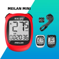 Meilan MINI GPS Bike computer bicycle GPS Speedometer Speed Altitude DST Ride time Wireless red youth bicycle computer