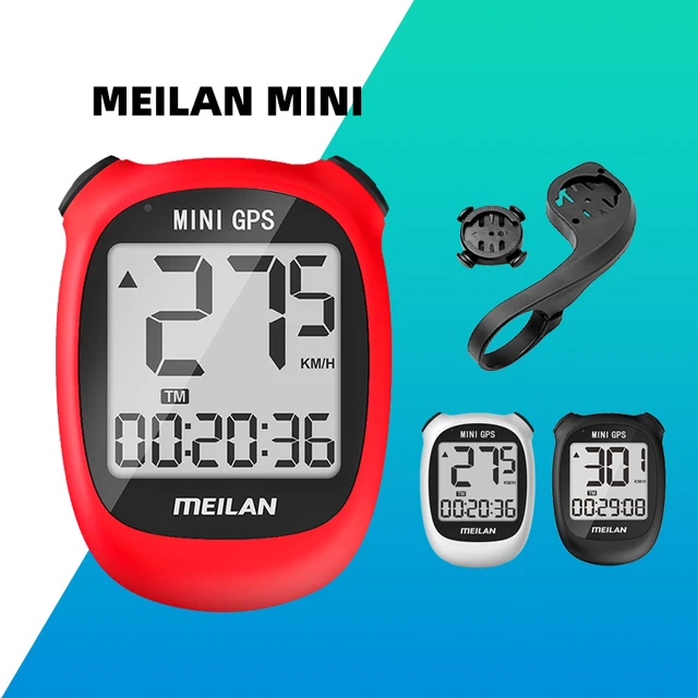Meilan m3 mini m2 oval gps bike computer bicycle gps speedometer speed altitude dst ride time wireless red youth