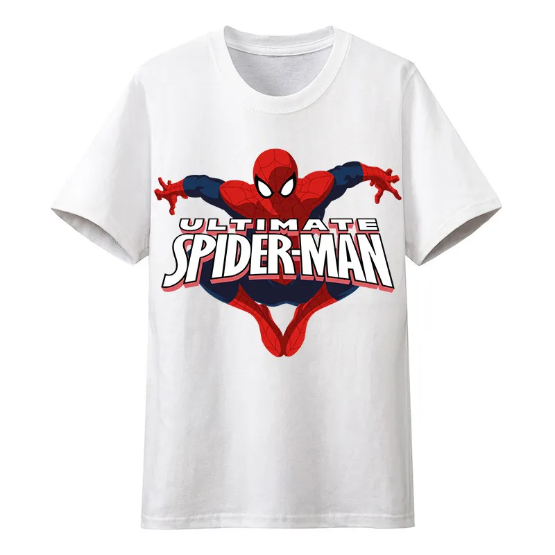 

Marvel Spider-Man new children boy deadpool short-sleeved T-shirt round neck high-quality 100% cotton short-sleeved summer dress