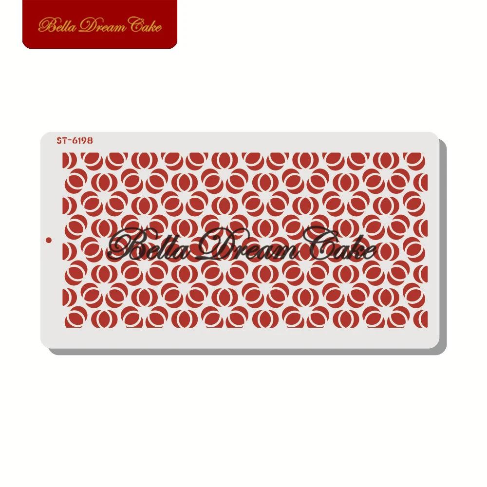 Трафарет для торта с драгоценным камнем шаблон украшения домашних пирожных