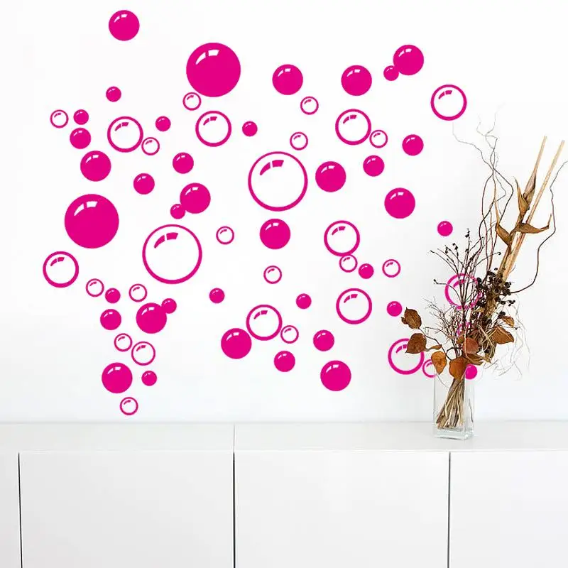

DIY Wall Art Kids Bathroom Washroom Shower Tile Removable Decor Home Decal Mural Decorative Stickers Sticker Bubbles